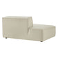 Restore Performance Fabric Upholstered Left-Facing Armless Modular Chaise by Modway EEI-7386