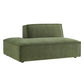 Restore Performance Fabric Upholstered Left-Facing Armless Modular Chaise by Modway EEI-7386