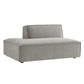 Restore Performance Fabric Upholstered Left-Facing Armless Modular Chaise by Modway EEI-7386