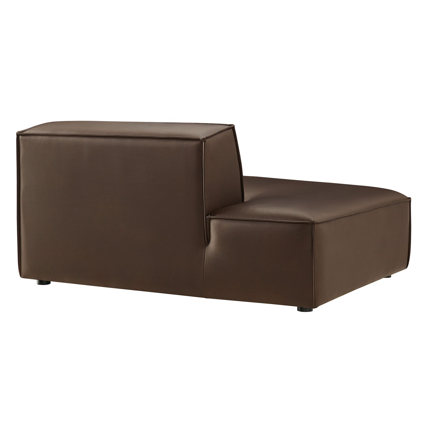 Restore Vegan Leather Left-Facing Armless Modular Chaise by Modway EEI-7387