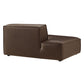 Restore Vegan Leather Left-Facing Armless Modular Chaise by Modway EEI-7387