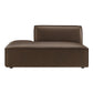 Restore Vegan Leather Left-Facing Armless Modular Chaise by Modway EEI-7387