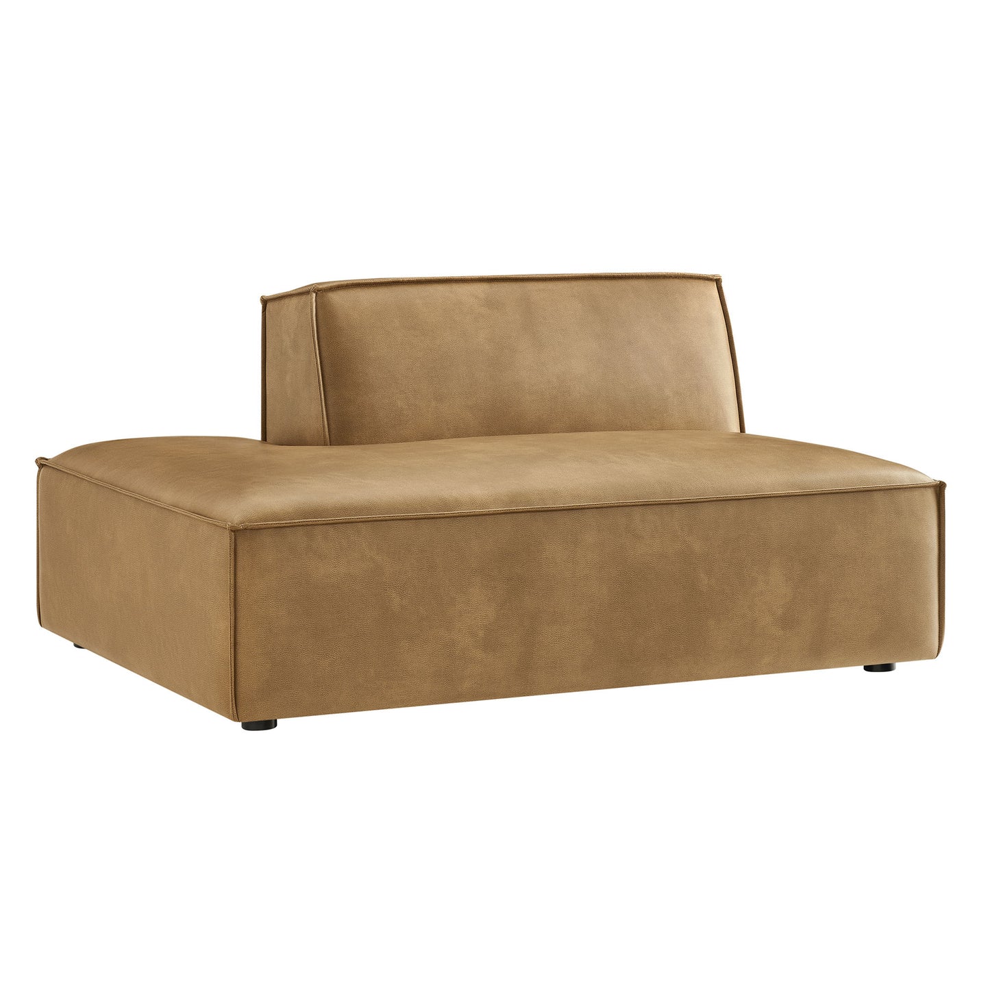 Restore Vegan Leather Left-Facing Armless Modular Chaise by Modway EEI-7387