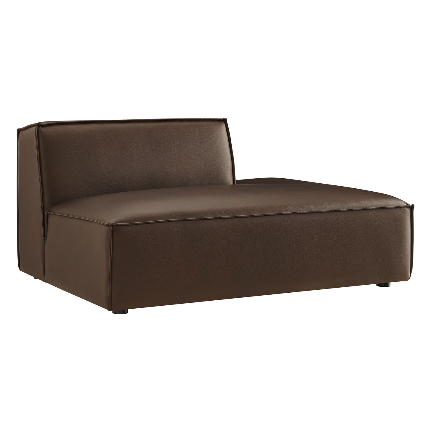 Restore Vegan Leather Right-Facing Armless Modular Chaise by Modway EEI-7389