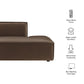 Restore Vegan Leather Right-Facing Armless Modular Chaise by Modway EEI-7389
