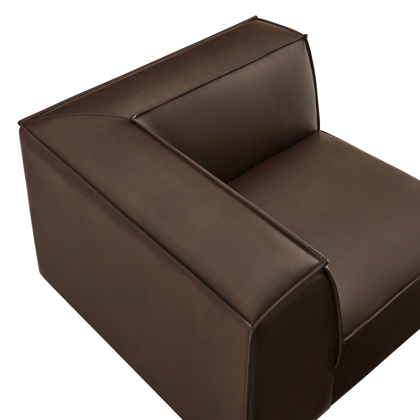 Restore Vegan Leather Modular Corner Chair by Modway EEI-7394