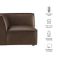 Restore Vegan Leather Modular Corner Chair by Modway EEI-7394