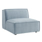Restore Performance Fabric Upholstered Armless Modular Chair by Modway EEI-7395