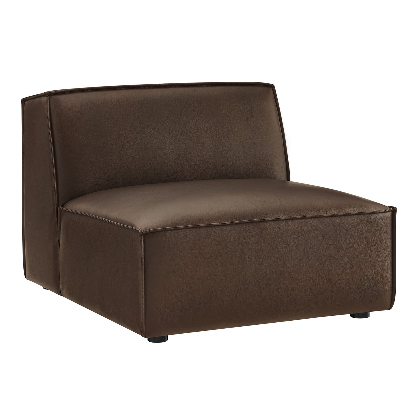 Restore Vegan Leather Armless Modular Chair by Modway EEI-7396
