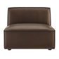 Restore Vegan Leather Armless Modular Chair by Modway EEI-7396