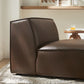 Restore Vegan Leather Armless Modular Chair by Modway EEI-7396