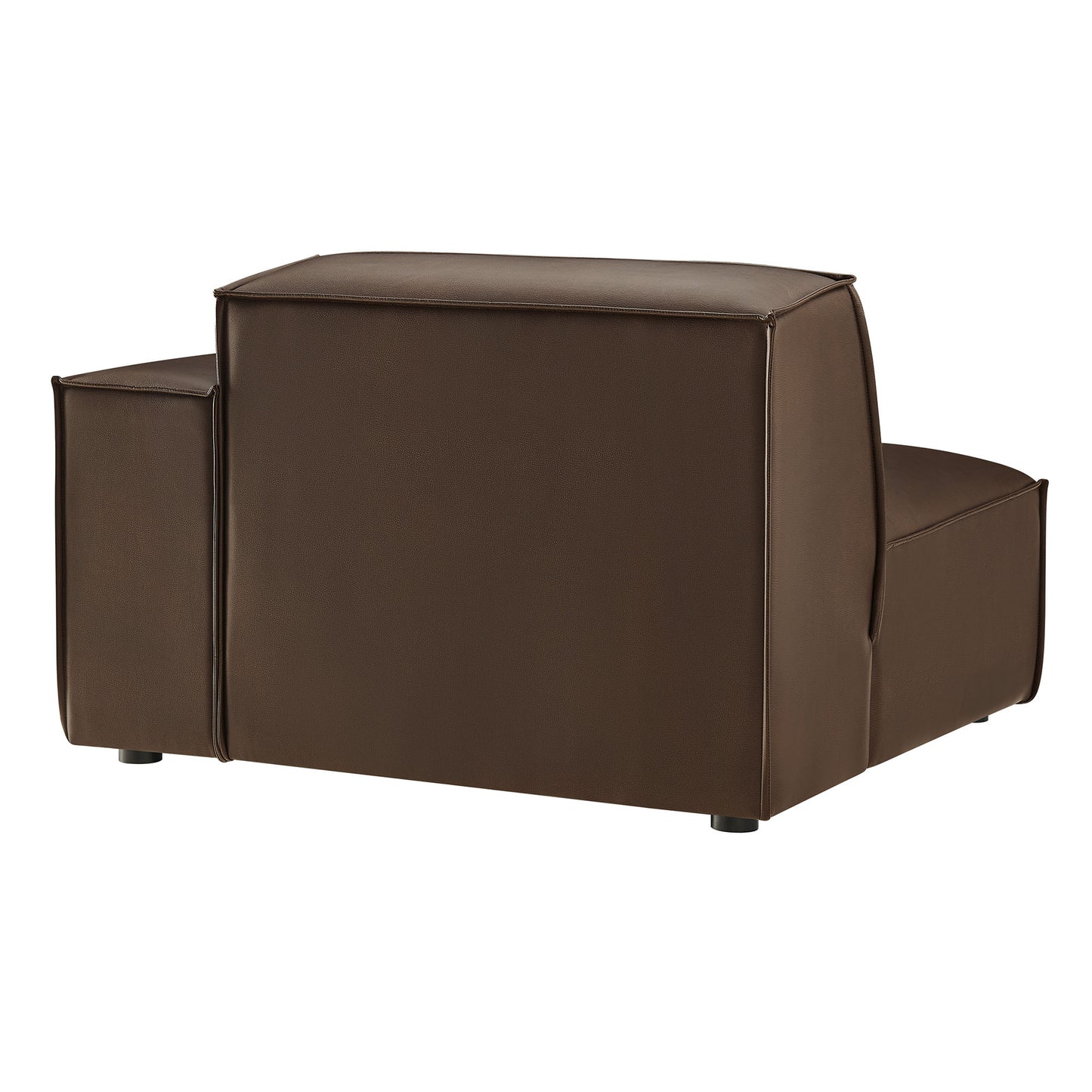 Restore Vegan Leather Right-Facing Modular Lounge Chair by Modway EEI-7398