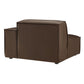 Restore Vegan Leather Right-Facing Modular Lounge Chair by Modway EEI-7398