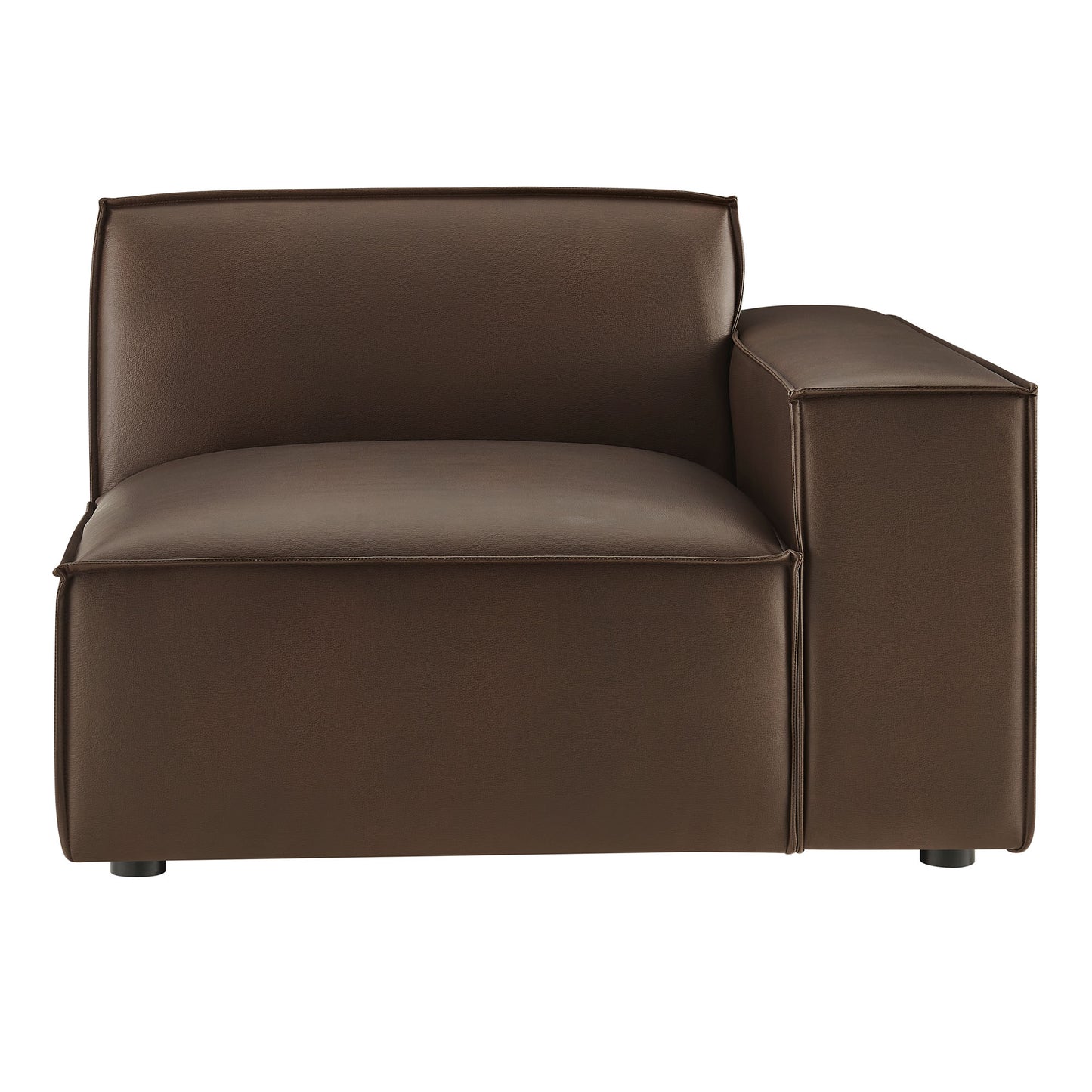 Restore Vegan Leather Right-Facing Modular Lounge Chair by Modway EEI-7398