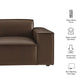 Restore Vegan Leather Right-Facing Modular Lounge Chair by Modway EEI-7398