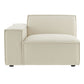 Restore Performance Fabric Upholstered Left-Facing Modular Lounge Chair by Modway EEI-7399