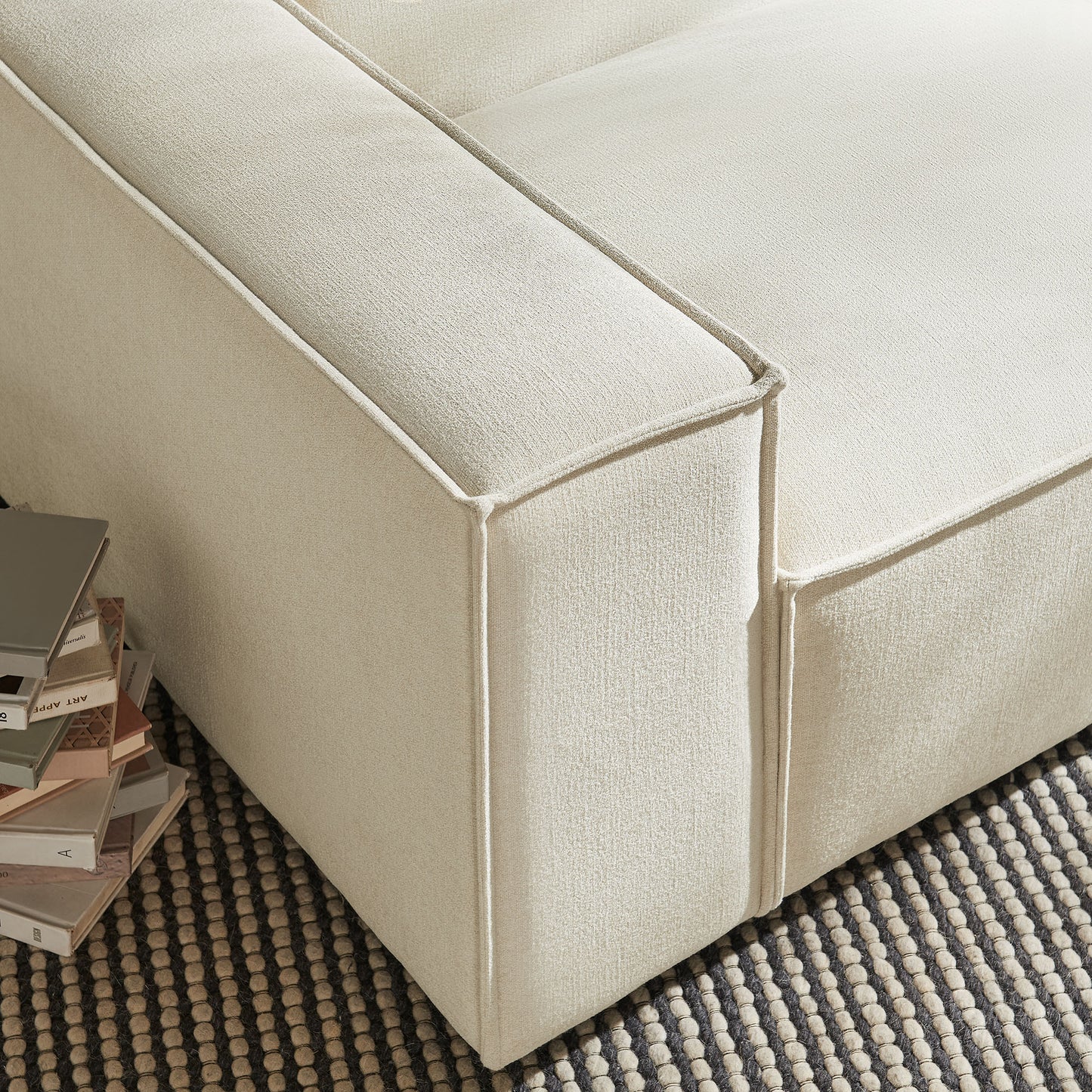 Restore Performance Fabric Upholstered Left-Facing Modular Lounge Chair by Modway EEI-7399