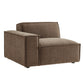 Restore Performance Fabric Upholstered Left-Facing Modular Lounge Chair by Modway EEI-7399