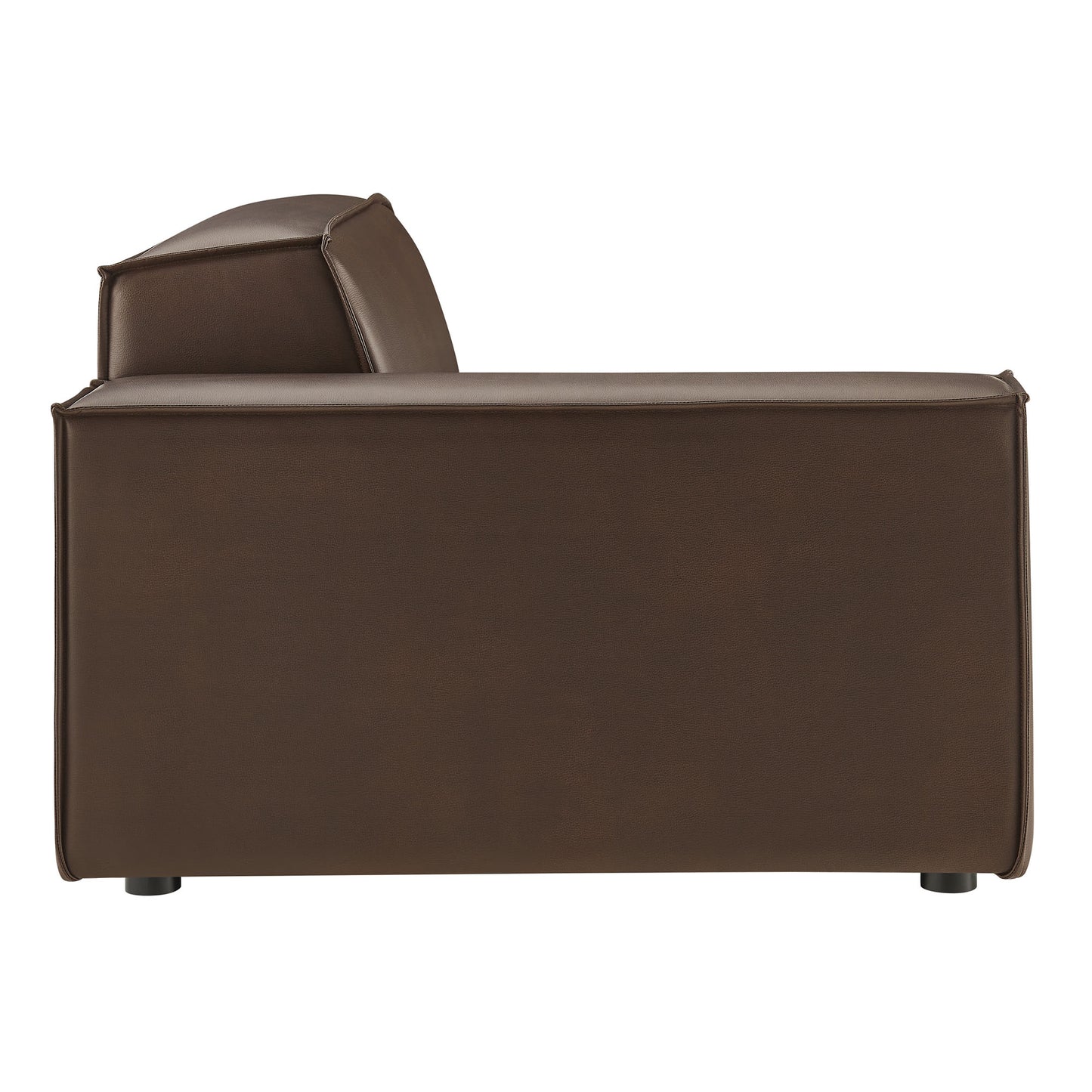 Restore Vegan Leather Left-Facing Modular Lounge Chair by Modway EEI-7400