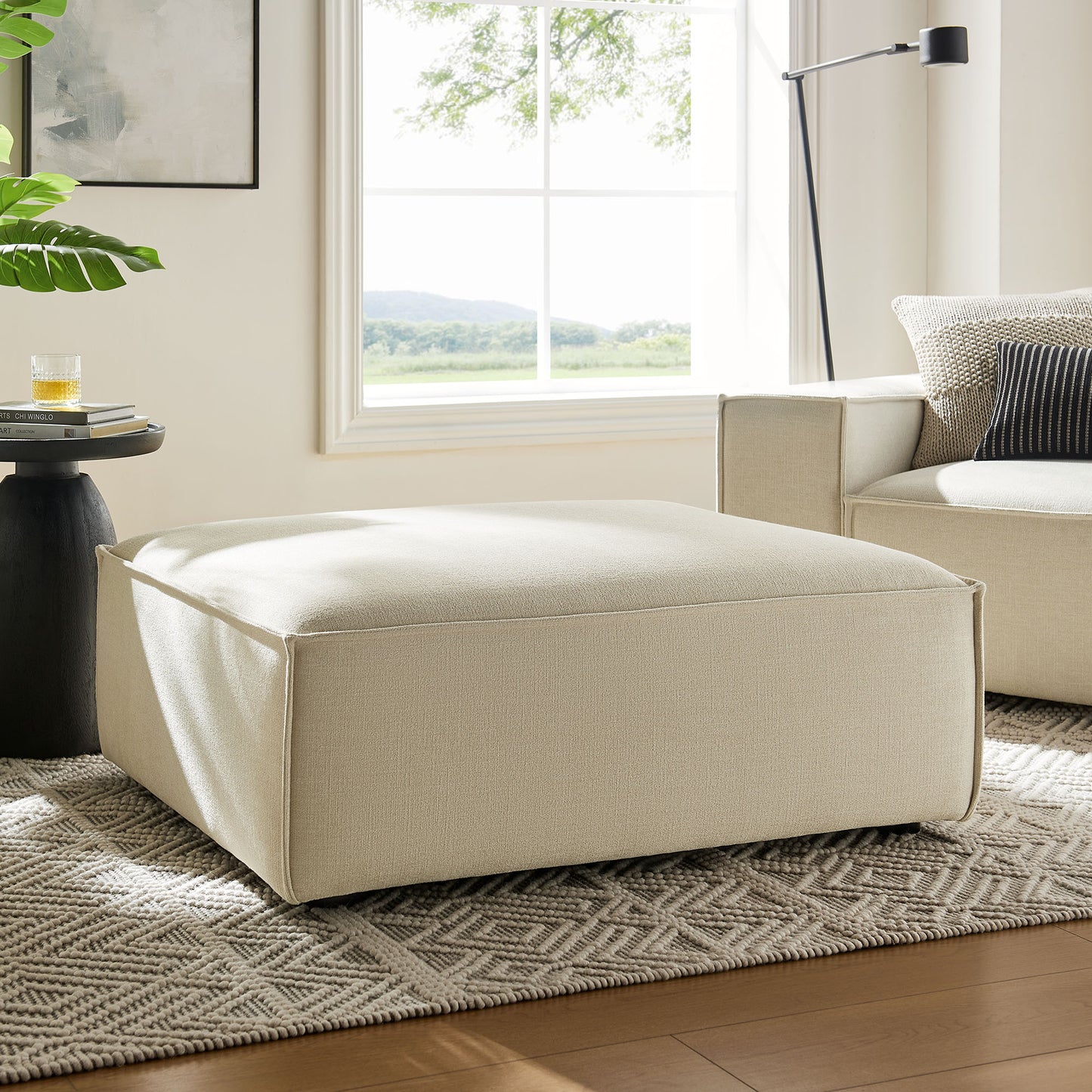 Restore Performance Fabric Upholstered Modular Ottoman by Modway EEI-7401