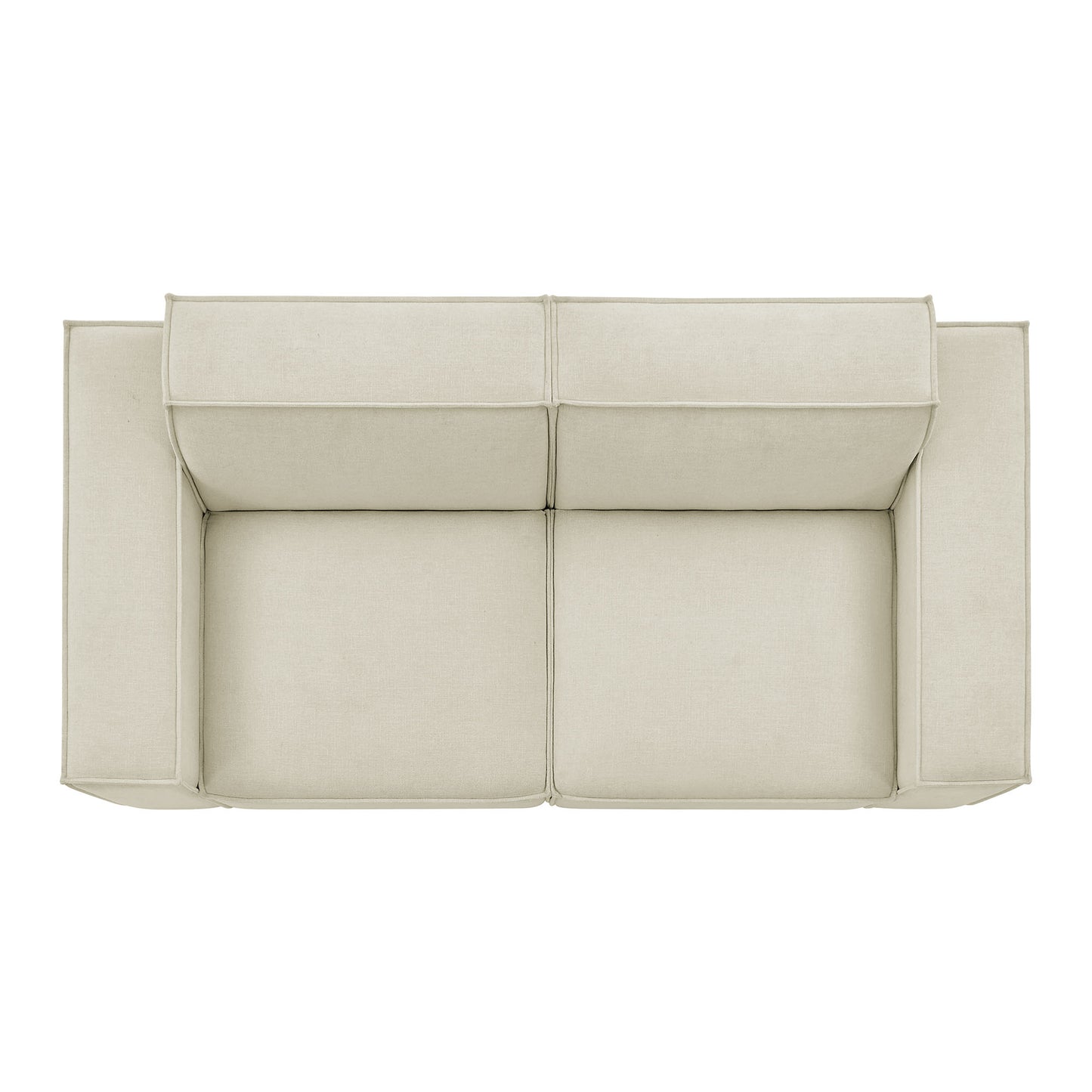 Restore 2-Piece Performance Fabric Upholstered Modular Loveseat by Modway EEI-7403