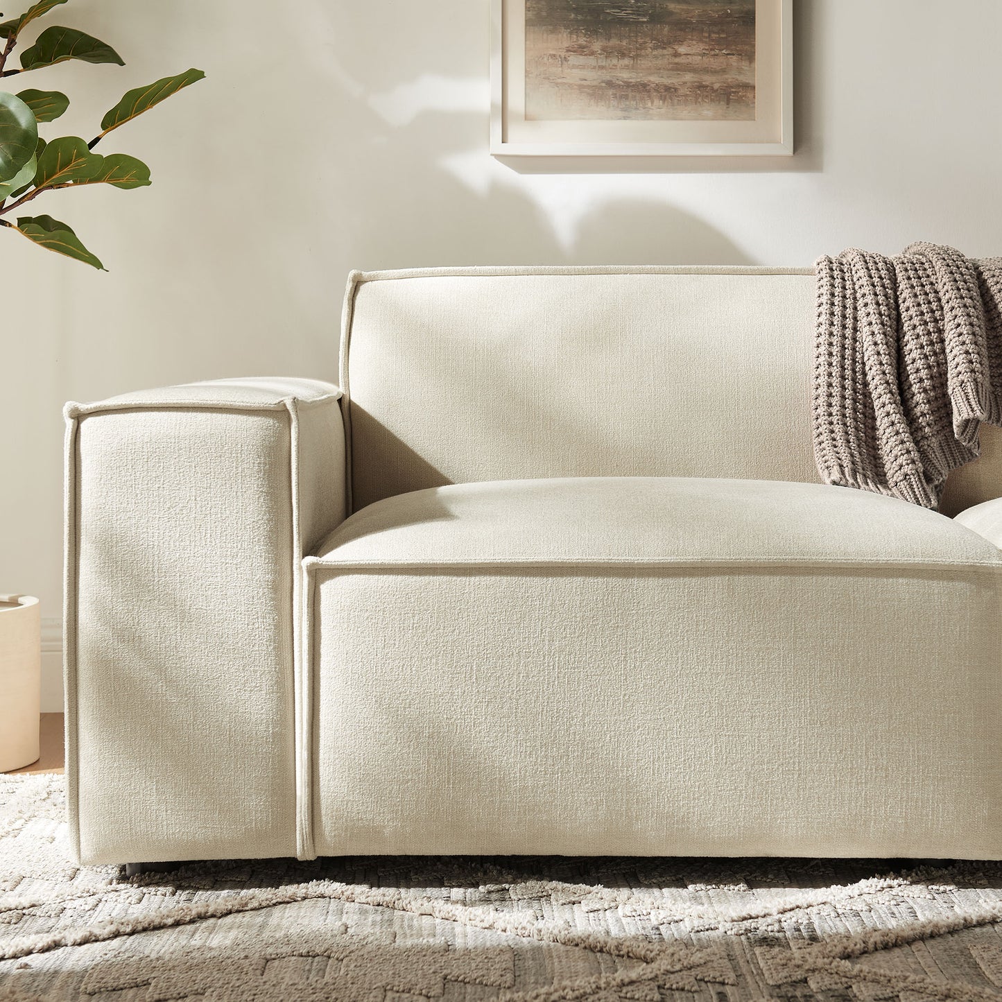 Restore 2-Piece Performance Fabric Upholstered Modular Loveseat by Modway EEI-7403