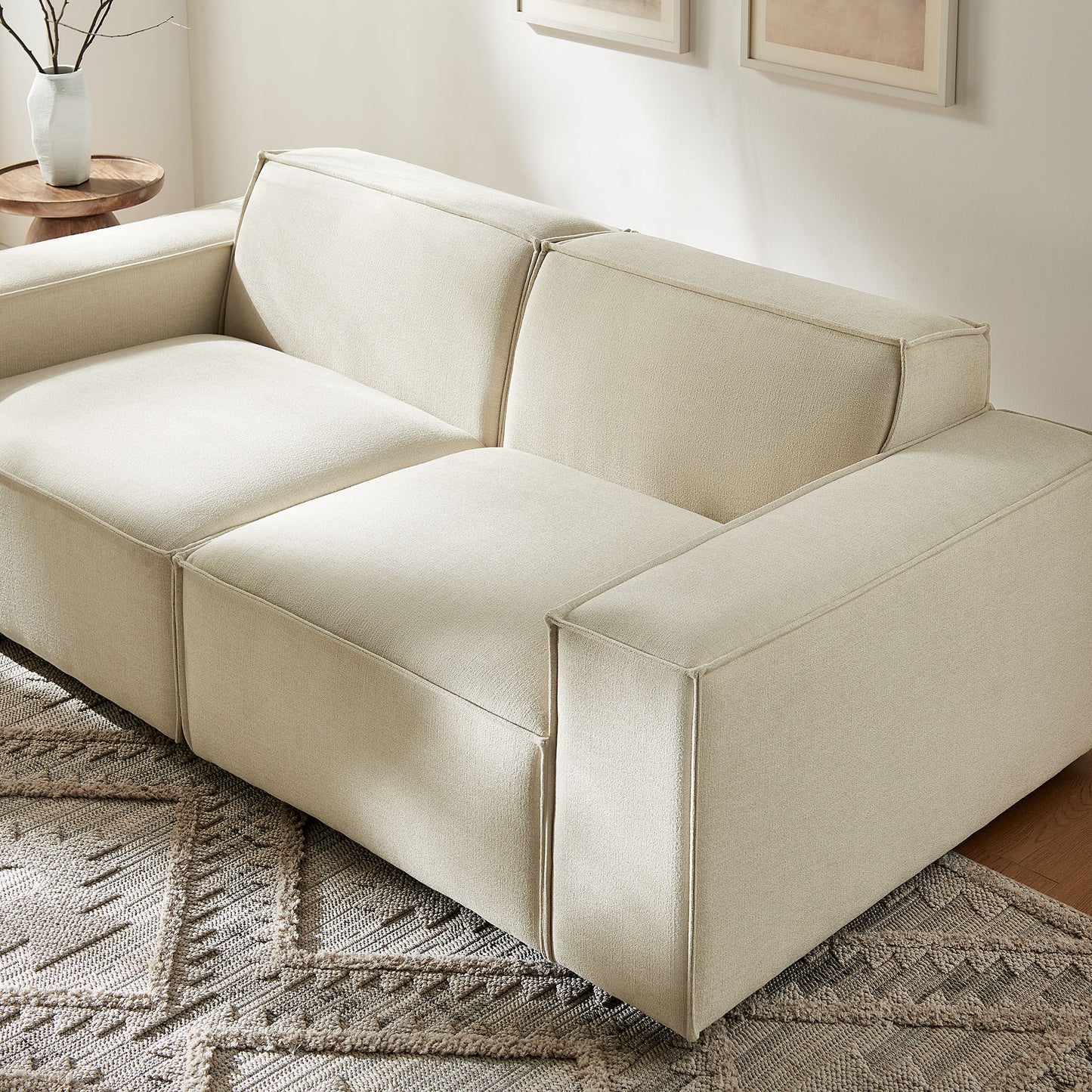Restore 2-Piece Performance Fabric Upholstered Modular Loveseat by Modway EEI-7403