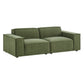 Restore 2-Piece Performance Fabric Upholstered Modular Loveseat by Modway EEI-7403