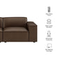 Restore 2-Piece Vegan Leather Modular Loveseat by Modway EEI-7404
