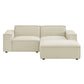 Restore 3-Piece Performance Fabric Upholstered Modular Loveseat with Ottoman by Modway EEI-7405