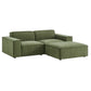 Restore 3-Piece Performance Fabric Upholstered Modular Loveseat with Ottoman by Modway EEI-7405