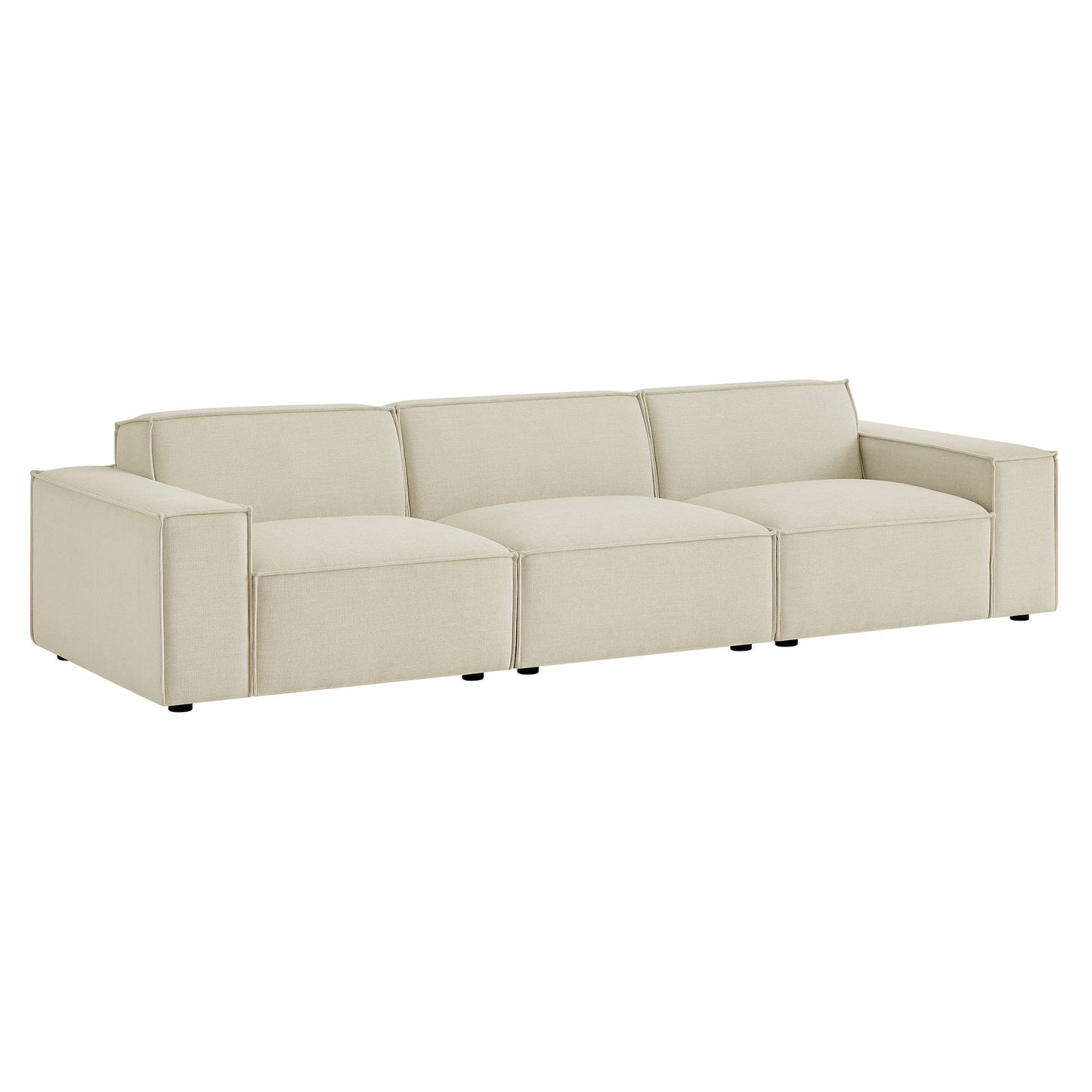 Restore 3-Piece Performance Fabric Upholstered Modular Sofa Set by Modway EEI-7407