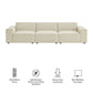 Restore 3-Piece Performance Fabric Upholstered Modular Sofa Set by Modway EEI-7407