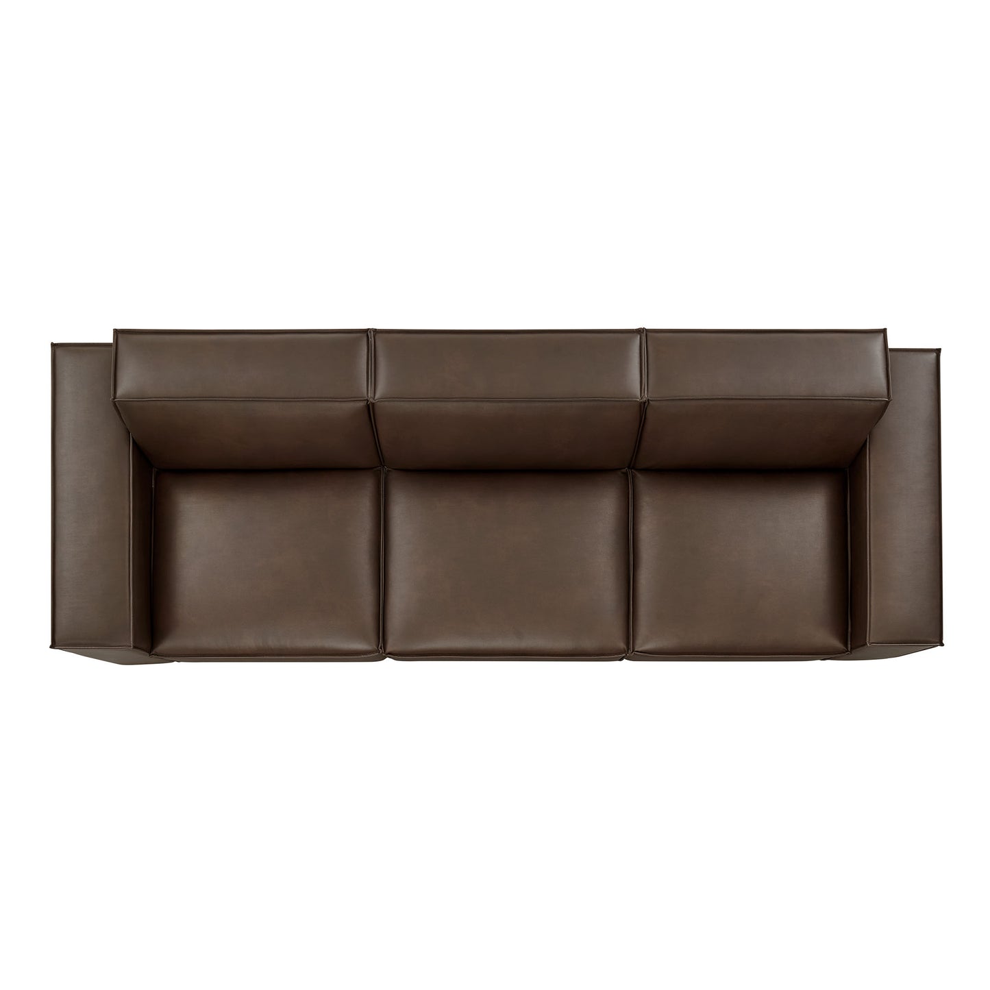 Restore 3-Piece Vegan Leather Modular Sofa Set by Modway EEI-7408