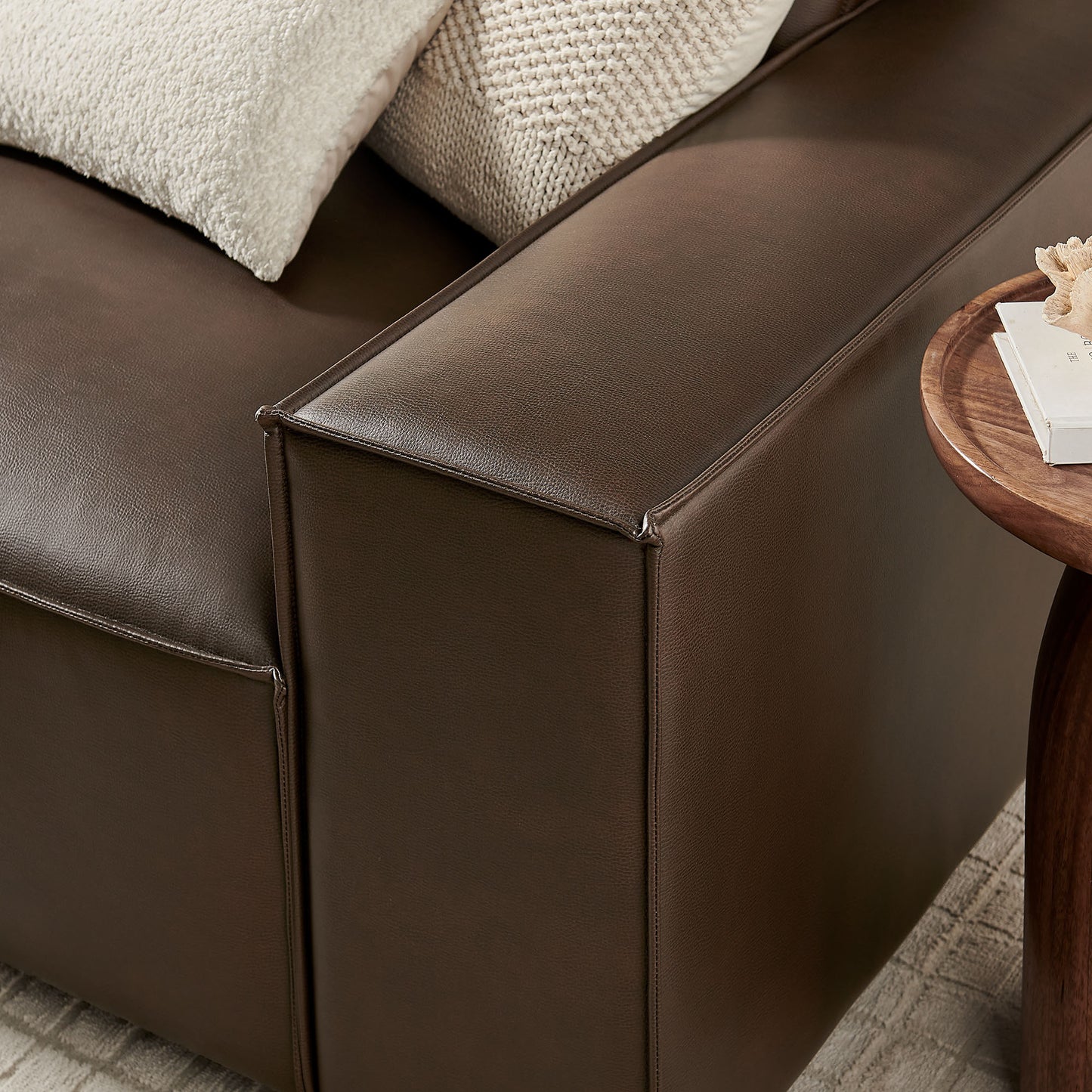 Restore 3-Piece Vegan Leather Modular Sofa Set by Modway EEI-7408