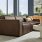 Restore 4-Piece Vegan Leather Modular Sofa Set with Ottoman by Modway EEI-7410