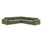 Restore 5-Piece Performance Fabric Upholstered Modular L-Shaped Sofa by Modway EEI-7411