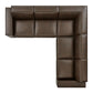 Restore 5-Piece Vegan Leather Modular L-Shaped Sofa by Modway EEI-7412