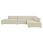 Restore 4-Piece Performance Fabric Upholstered Modular L-Shaped Armless Sectional Sofa by Modway EEI-7413