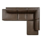 Restore 4-Piece Vegan Leather Modular L-Shaped Armless Sectional Sofa by Modway EEI-7414