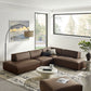 Restore 4-Piece Vegan Leather Modular L-Shaped Armless Sectional Sofa by Modway EEI-7414