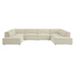 Restore 6-Piece Performance Fabric Upholstered U-Shaped Sectional Sofa by Modway EEI-7415