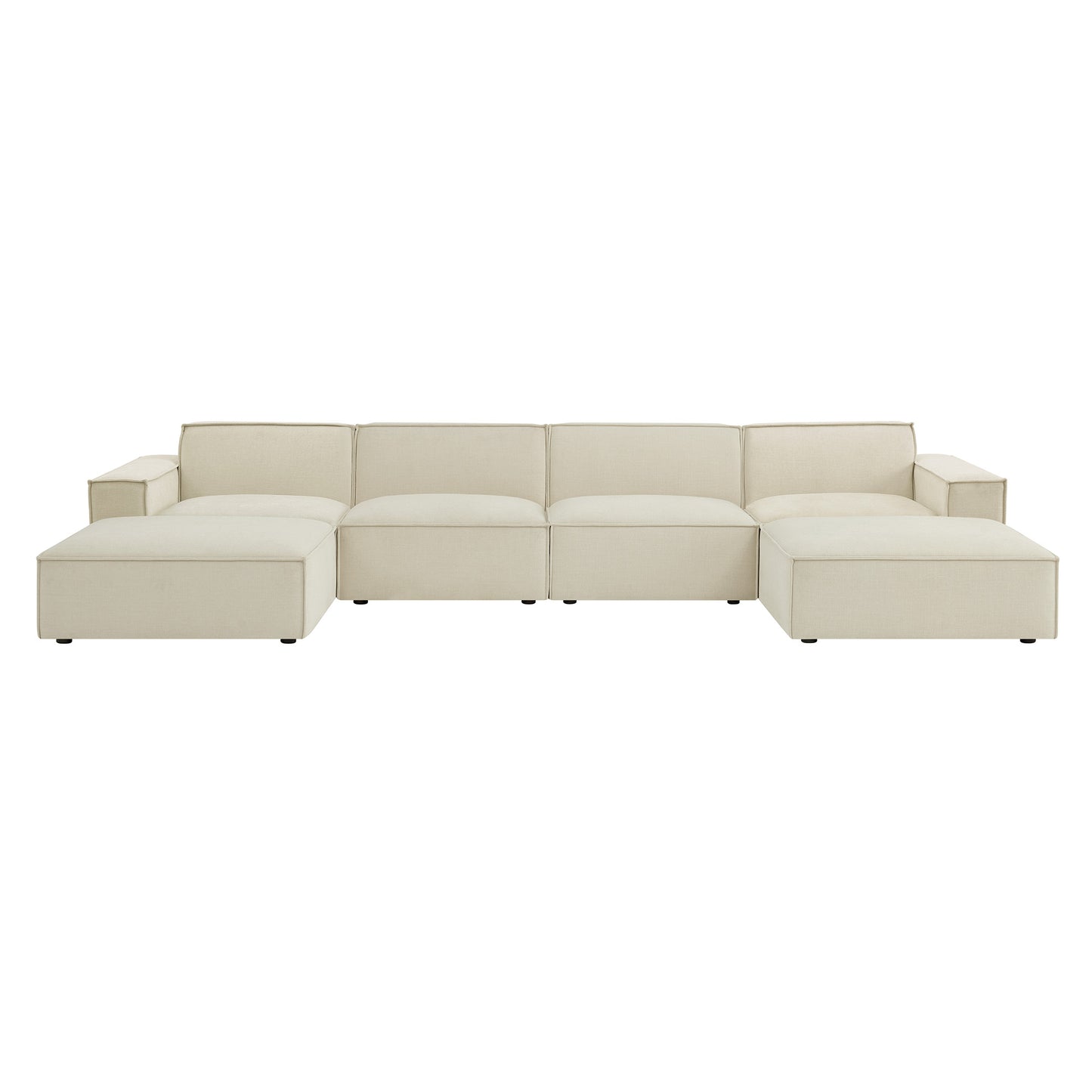 Restore 6-Piece Performance Fabric Upholstered Modular Sectional Sofa by Modway EEI-7417