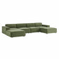 Restore 6-Piece Performance Fabric Upholstered Modular Sectional Sofa by Modway EEI-7417