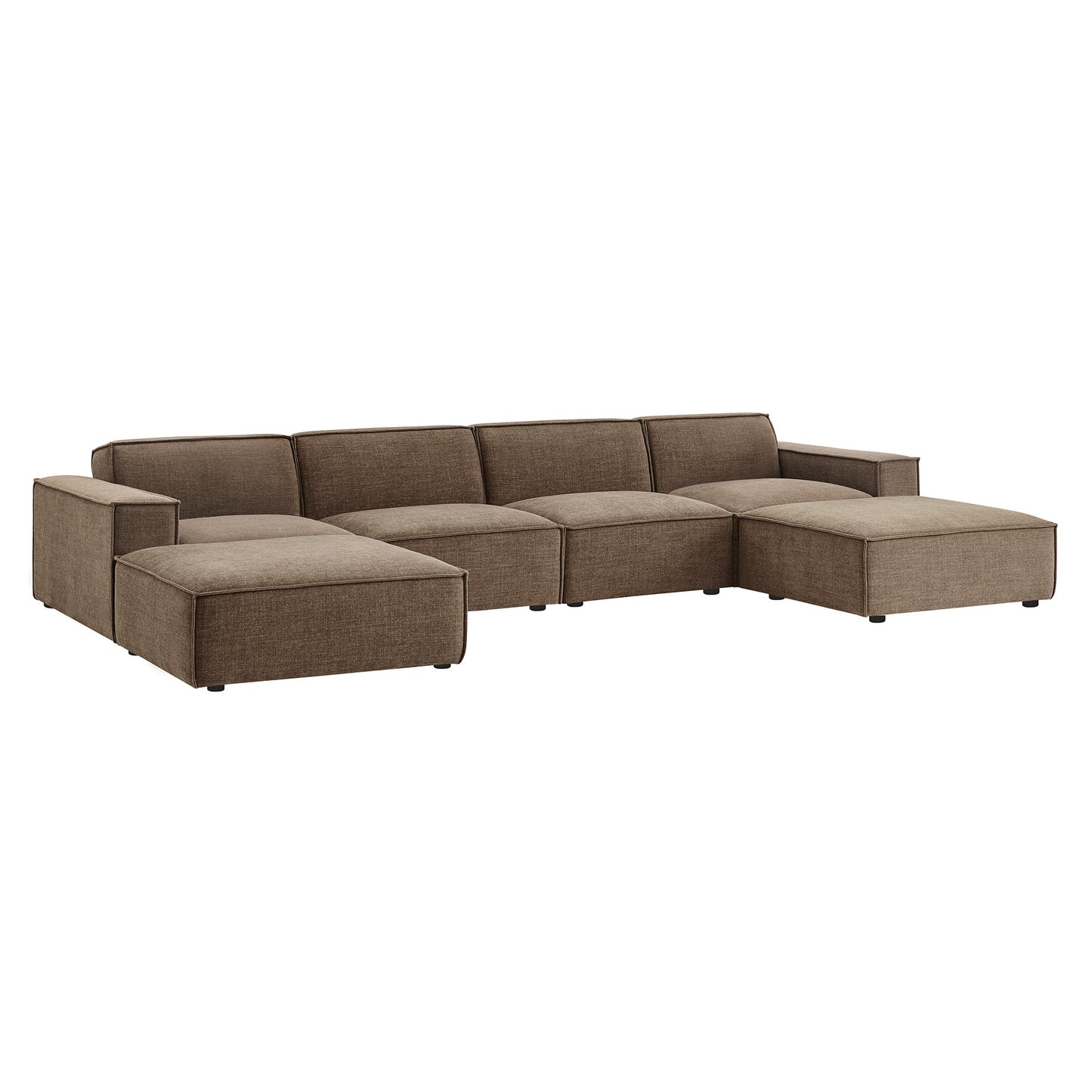 Restore 6-Piece Performance Fabric Upholstered Modular Sectional Sofa by Modway EEI-7417