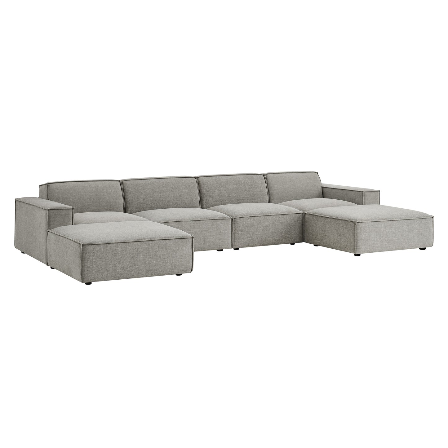 Restore 6-Piece Performance Fabric Upholstered Modular Sectional Sofa by Modway EEI-7417