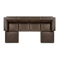 Restore 6-Piece Vegan Leather Modular Sectional Sofa by Modway EEI-7418