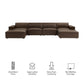 Restore 6-Piece Vegan Leather Modular Sectional Sofa by Modway EEI-7418