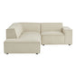 Restore 3-Piece Performance Fabric Upholstered Modular L-Shaped Sectional Sofa by Modway EEI-7419