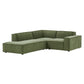 Restore 3-Piece Performance Fabric Upholstered Modular L-Shaped Sectional Sofa by Modway EEI-7419